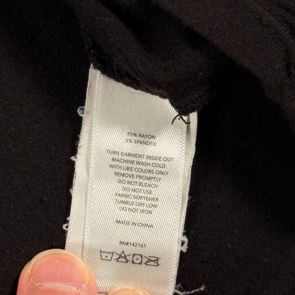 Rise Tenacious 2XL Black Just Breathe Graphic Tee Relaxed Fit Comfy Workout - Picture 3 of 8